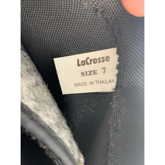 LaCrosse Pac Insulated Waterproof Snow Winter Boots Black Mens Size 7 Cushioned - Picture 10 of 12